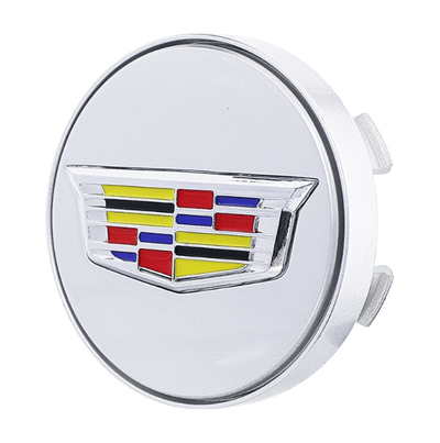 Cache Moyeu LED Cadillac 67mm ABS Pack 4 Lumineux - vue arrière - Becquet Voiture