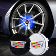 Cache Moyeu LED Cadillac 67mm ABS Pack 4 Lumineux
