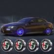 Cache Moyeu LED Flottant Alfa Romeo 60mm Kit 4