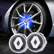 Cache Moyeu LED Flottant Renault 54mm Kit 4 OEM
