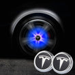 Cache Moyeu LED Flottant Tesla 57mm Kit 4 Sans Batterie