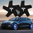 Cache Moyeu LED Tesla Model 3 Flottant Kit 4 Pièces