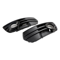 Black Bumper Fog Light Cover for Audi Q5 2009–2012 - studio packshot 2 - Becquet Voiture