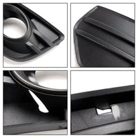 Black Bumper Fog Light Cover for Audi Q5 2009–2012 - rear view 2 - Becquet Voiture