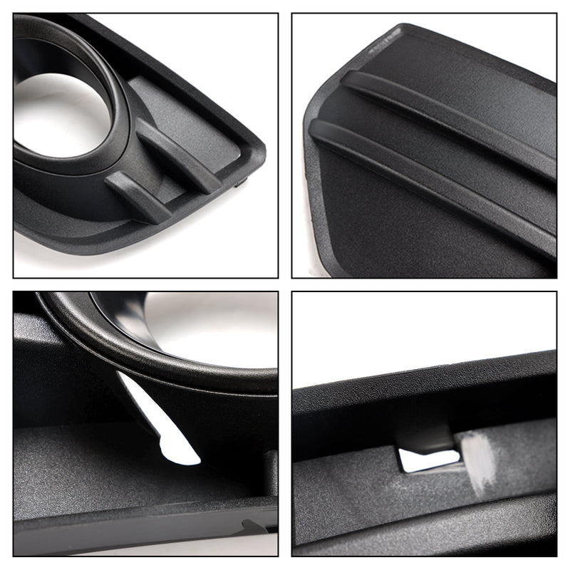 Black Bumper Fog Light Cover for Audi Q5 2009–2012 - rear view 2 - Becquet Voiture