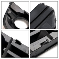 Black Bumper Fog Light Cover for Audi Q5 2009–2012 - three-quarter view 2 - Becquet Voiture