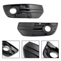 Black Bumper Fog Light Cover for Audi Q5 2009–2012 - close-up view - Becquet Voiture