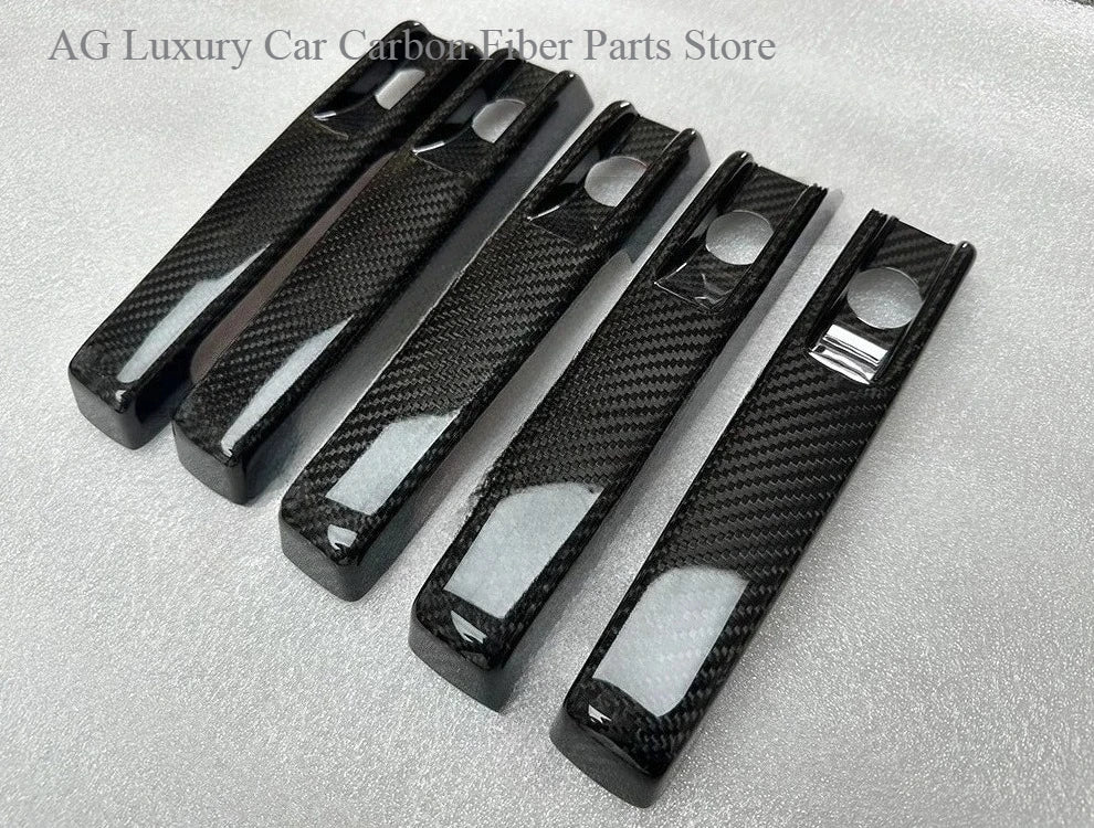 Cache Poignée de Porte Carbone Mercedes Classe G W464 2019-2024 - vue de face - Becquet Voiture