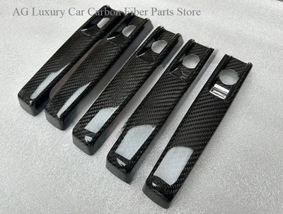 Cache Poignée de Porte Carbone Mercedes Classe G W464 2019-2024 - vue de face - Becquet Voiture