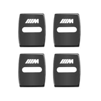 Cache Serrure BMW Logo M Sport Noir - vue de trois-quarts - Becquet Voiture