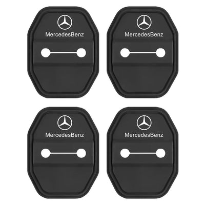 Cache Serrure Mercedes AMG Noir 4 Pièces - vue arrière - Becquet Voiture