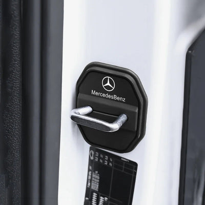 Cache Serrure Mercedes AMG Noir 4 Pièces - vue de profil - Becquet Voiture