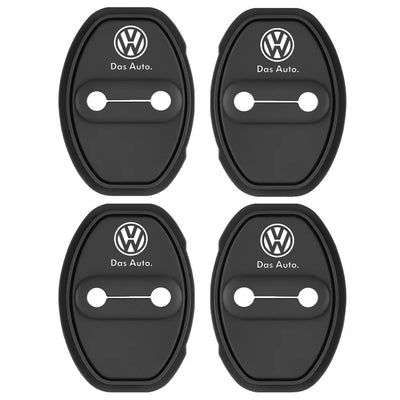 Cache Serrure VW Golf R GTI Noir Lot 4 - vue de face - Becquet Voiture