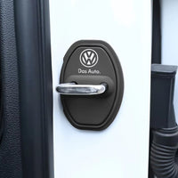 Schlossabdeckung VW Golf R GTI Schwarz Set mit 4 Stück - Dreiviertelansicht - Becquet Voiture
