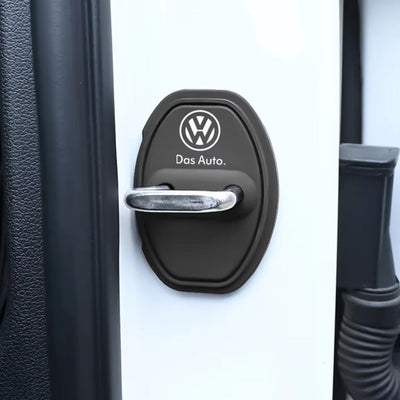Cache Serrure VW Golf R GTI Noir Lot 4 - vue de trois-quarts - Becquet Voiture