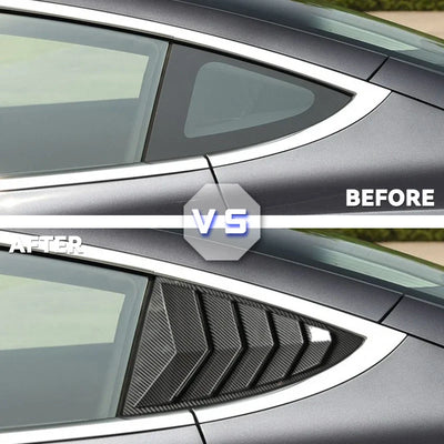 Cache Ventilation Latérale Tesla Model 3 2017-2023 - vue de profil - Becquet Voiture
