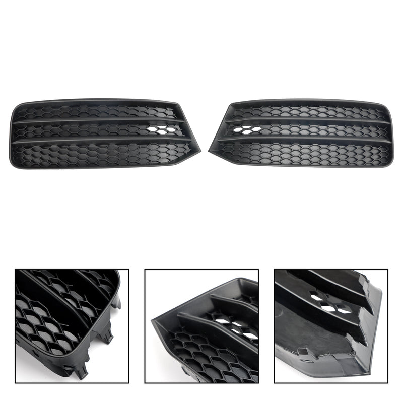 Anti-fog Covers Audi A1 8X 2015-2018 Black 2-Piece - fitting detail - Becquet Voiture