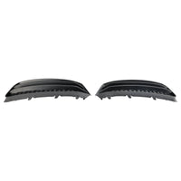 Anti-fog Covers Audi A1 8X 2015-2018 Black 2-Piece - top view - Becquet Voiture