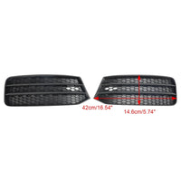 Anti-fog Covers Audi A1 8X 2015-2018 Black 2-Piece - side view - Becquet Voiture