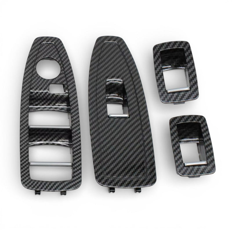 Caches commutateurs lève-vitres BMW Série 1 F20 2012-2019 - vue rapprochée - Becquet Voiture