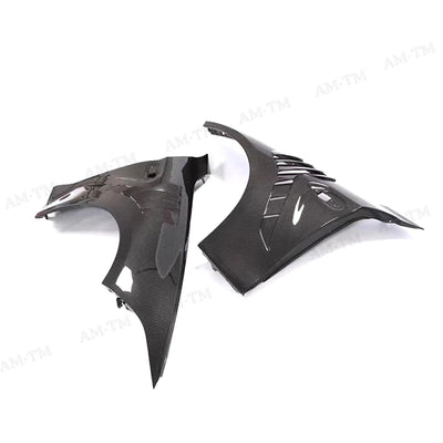 Caches de Ventilation Avant Carbone BMW Série 2 F87 M2 - vue arrière - Becquet Voiture