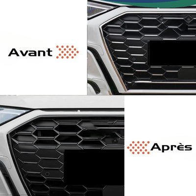 Cadre Calandre Noir pour Audi A3 / S3 8Y - installé sur véhicule - Becquet Voiture