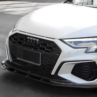 Cadre Calandre Noir pour Audi A3 / S3 8Y - vue de trois-quarts - Becquet Voiture