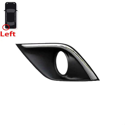 Cadre Chromé Contour de Feu Avant Mitsubishi Outlander 2016-2021 - détail du montage - Becquet Voiture