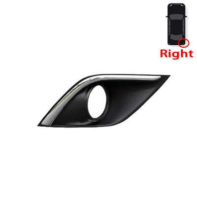 Cadre Chromé Contour de Feu Avant Mitsubishi Outlander 2016-2021 - vue rapprochée - Becquet Voiture