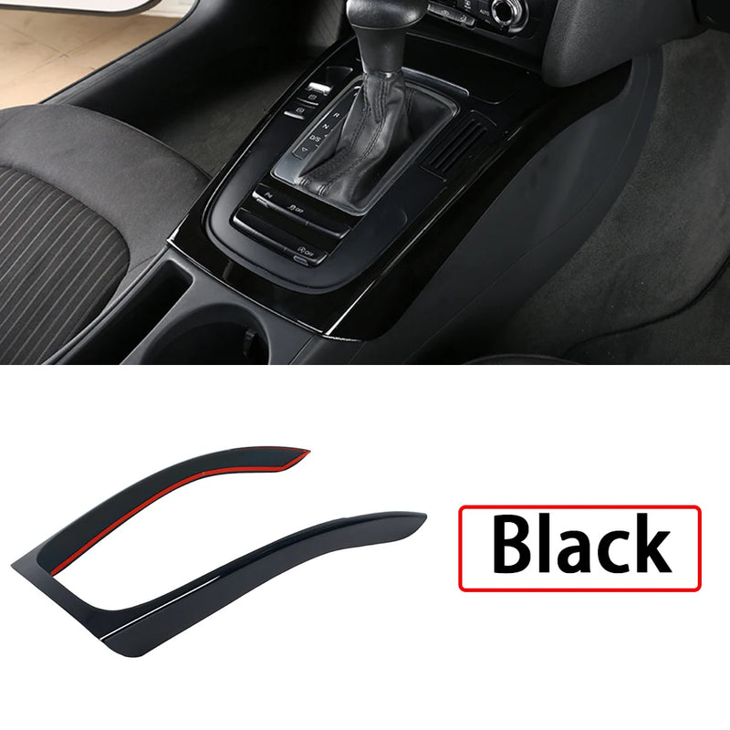 Carbon Center Console Trim Audi A4 B8 A5 2009-2016 - fitting detail - Becquet Voiture