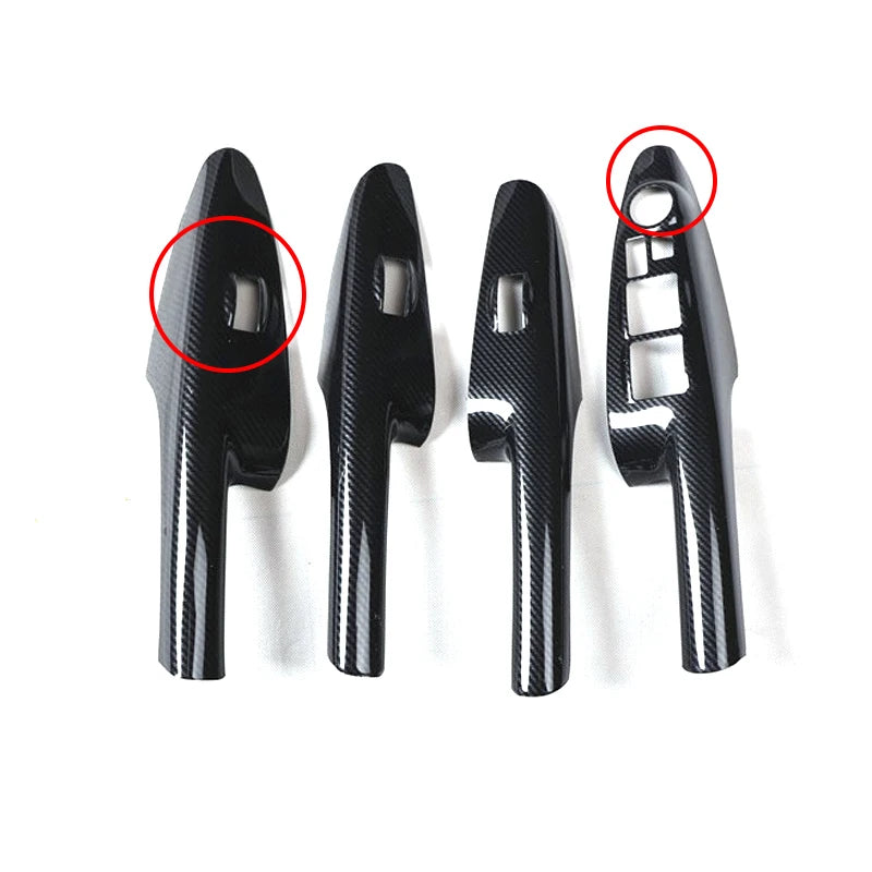 Cadre de Lève-Vitre Aspect Carbone Hyundai Tucson 2006-2013 - détail du montage - Becquet Voiture