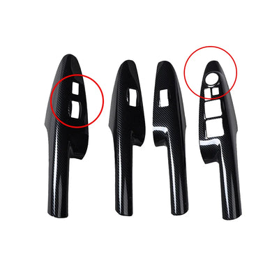 Cadre de Lève-Vitre Aspect Carbone Hyundai Tucson 2006-2013 - vue de dessus - Becquet Voiture