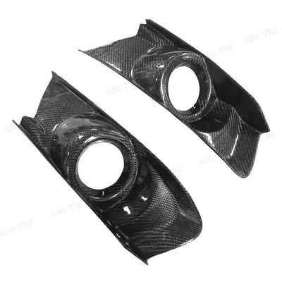 Cadre de Phare Carbone Pare-Chocs Ford Mustang 2015+ - installé sur véhicule - Becquet Voiture