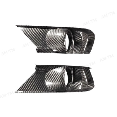 Cadre de Phare Carbone Pare-Chocs Ford Mustang 2015+ - vue arrière - Becquet Voiture