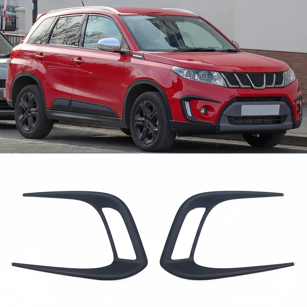 Cadre Décoratif Phares Avant Suzuki Vitara 2016-2020 - vue de face - Becquet Voiture
