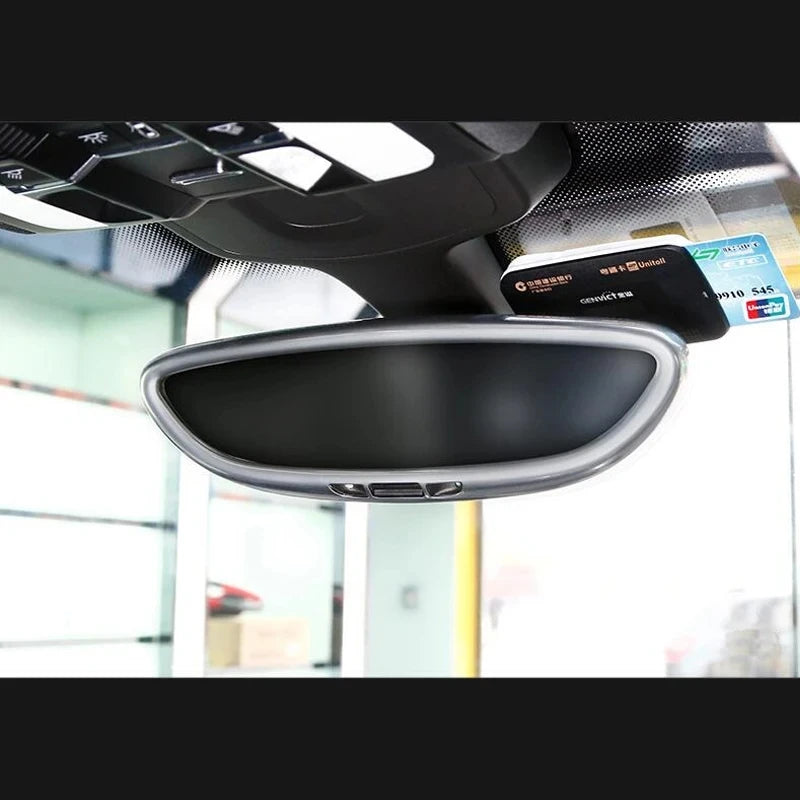 Cadre Rétroviseur Intérieur Porsche Cayenne Macan Panamera - installé sur véhicule - Becquet Voiture