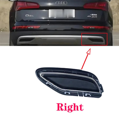 Cadre Sortie Échappement Audi Q5L 2018-2020 - vue arrière - Becquet Voiture
