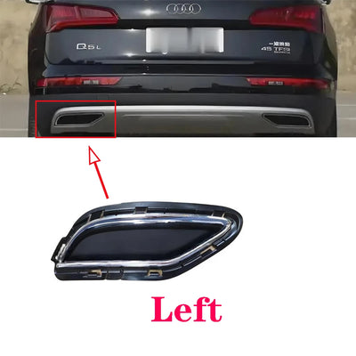 Cadre Sortie Échappement Audi Q5L 2018-2020 - vue de trois-quarts - Becquet Voiture