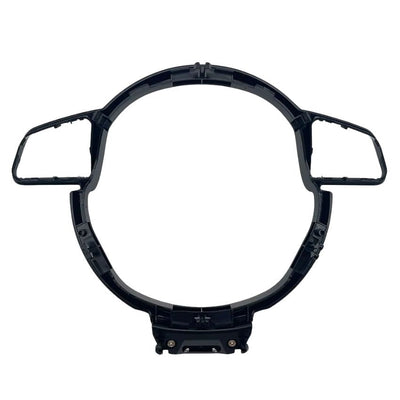 Cadre Volant Audi B8 Carbone Noir S RS - installé sur véhicule - Becquet Voiture