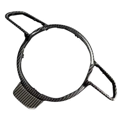 Cadre Volant Audi B8 Carbone Noir S RS - vue de face - Becquet Voiture