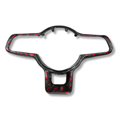 Cadre Volant Carbone Golf 7 GTI R - en situation - Becquet Voiture