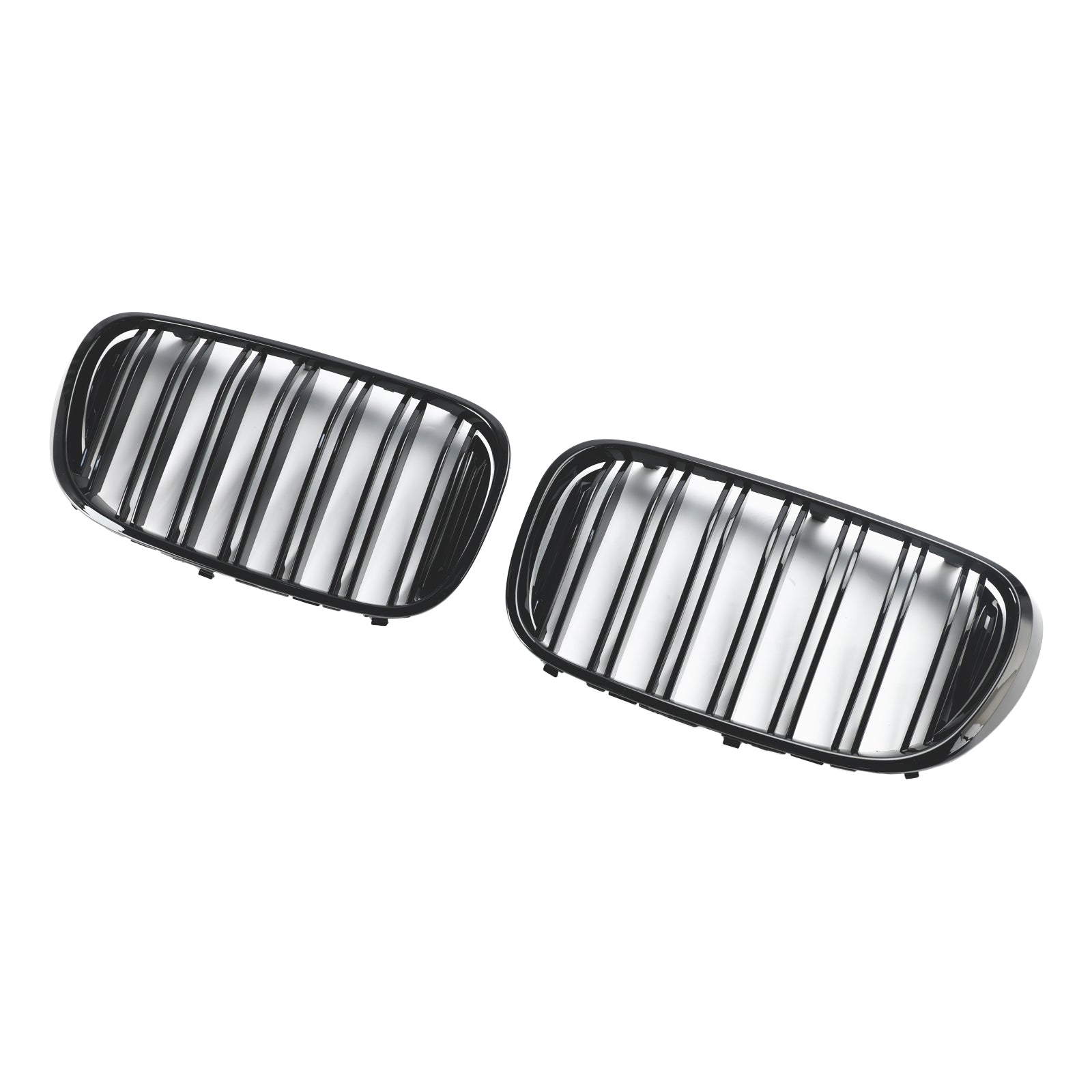 Calandre 2 Lattes BMW Série 7 G11 G12 Noir Pre-LCI 2016-2018 - vue de face - Becquet Voiture