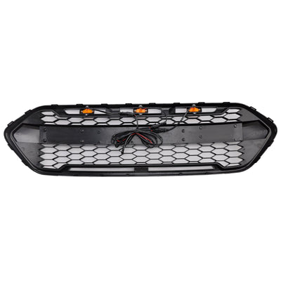 Calandre 3 LED Ford Transit Custom Trail 2018-2023 Noir - installé sur véhicule 2 - Becquet Voiture
