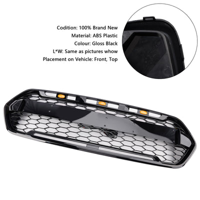 Calandre 3 LED Ford Transit Custom Trail 2018-2023 Noir - packshot studio - Becquet Voiture
