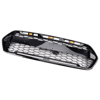 Calandre 3 LED Ford Transit Custom Trail 2018-2023 Noir - vue arrière 2 - Becquet Voiture