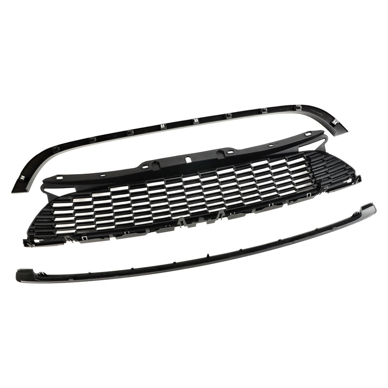 Calandre 3 Pièces JCW Noir Brillant Mini Cooper S R55-R59 - packshot studio - Becquet Voiture