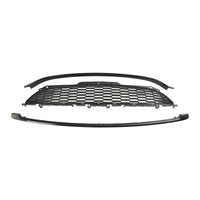 Calandre 3 Pièces JCW Noir Brillant Mini Cooper S R55-R59 - vue de trois-quarts - Becquet Voiture