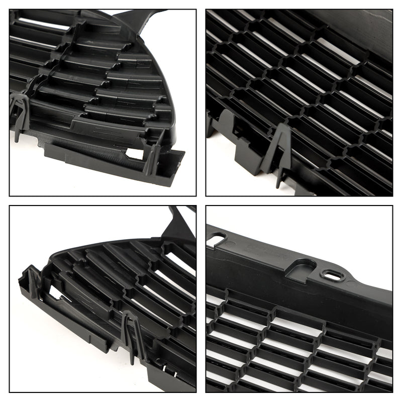 Calandre 3 Pièces JCW Noir Brillant Mini Cooper S R55-R59 - vue rapprochée - Becquet Voiture