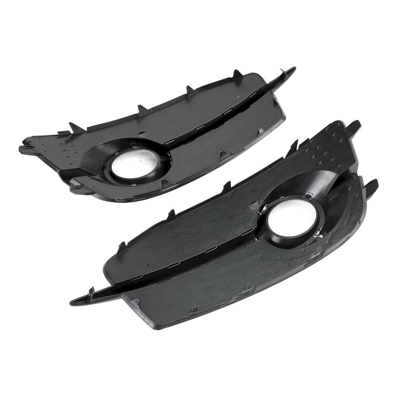 Audi Q3 S-Line Black Chrome Fog Light Grille - in use - Becquet Voiture
