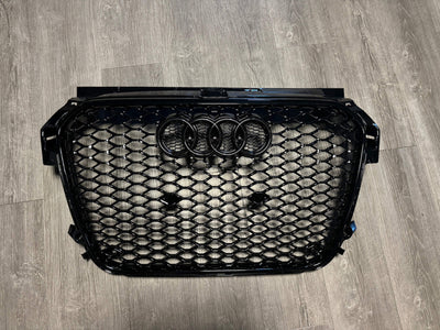 Calandre Audi A1 Look RS1 Noir Brillant 2010-2014 - vue arrière - Becquet Voiture